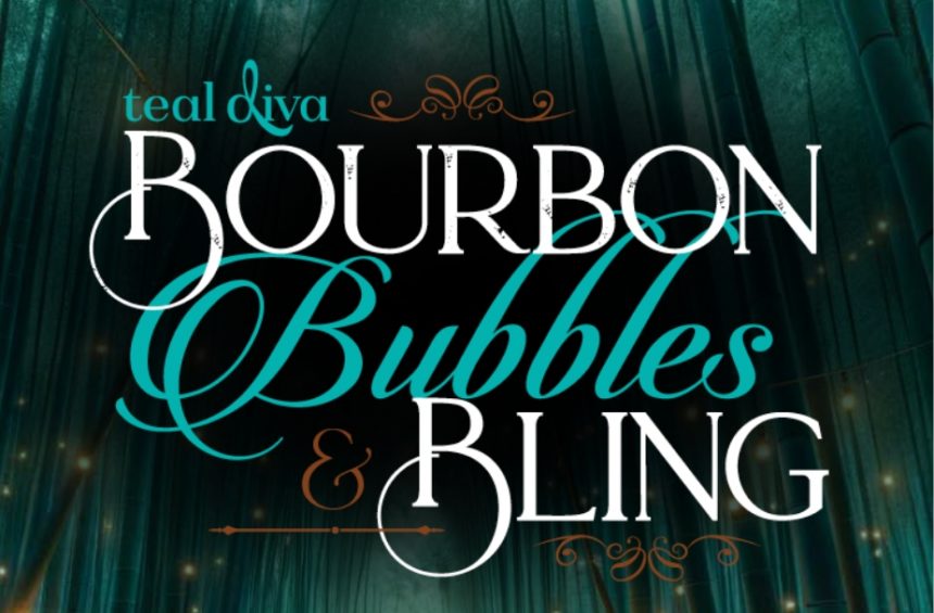 Teal Diva Charlotte 5K Bourbon, Bubbles & Bling